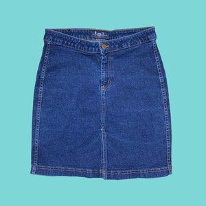 Vintage Y2k l.e.i Denim Mini Skirt